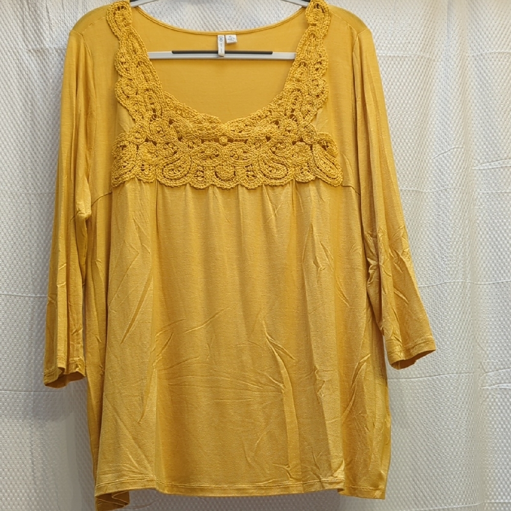 Cato Crochet Front Top